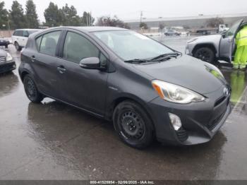  Salvage Toyota Prius c