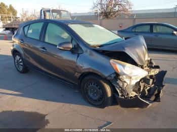  Salvage Toyota Prius c