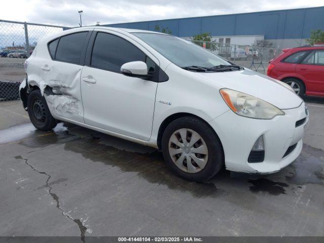  Salvage Toyota Prius c