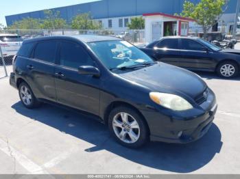  Salvage Toyota Matrix