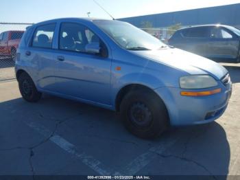  Salvage Chevrolet Aveo