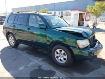  Salvage Toyota Highlander