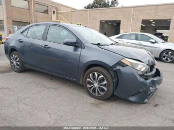  Salvage Toyota Corolla