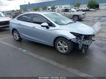  Salvage Chevrolet Cruze