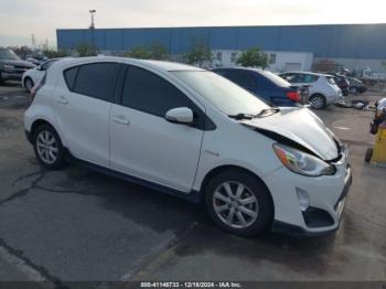  Salvage Toyota Prius c