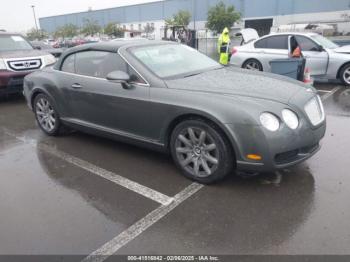  Salvage Bentley Continental Gtc