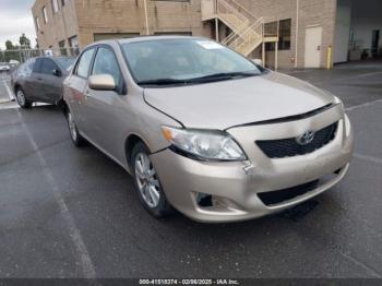  Salvage Toyota Corolla