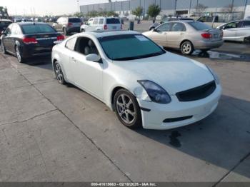  Salvage INFINITI G35