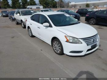  Salvage Nissan Sentra