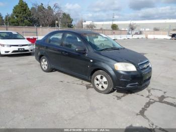  Salvage Chevrolet Aveo