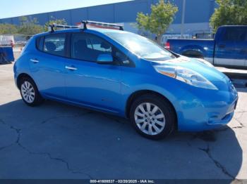  Salvage Nissan LEAF