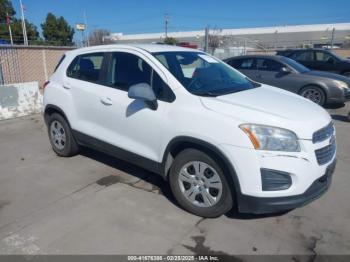  Salvage Chevrolet Trax