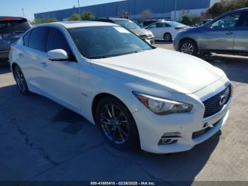  Salvage INFINITI Q50 Hybrid