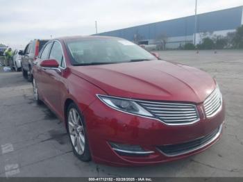  Salvage Lincoln MKZ