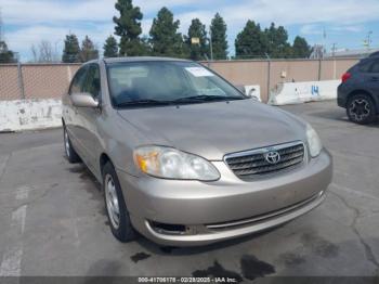  Salvage Toyota Corolla