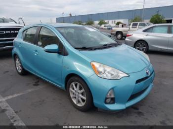  Salvage Toyota Prius c