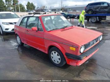  Salvage Volkswagen Cabriolet