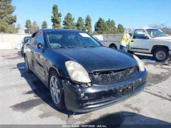  Salvage INFINITI G35