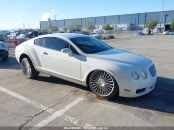  Salvage Bentley Continental Gt