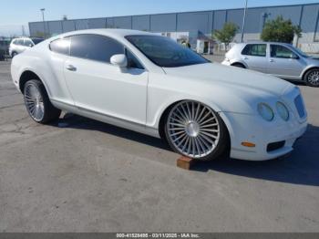  Salvage Bentley Continental Gt