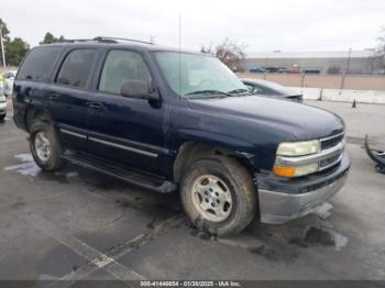  Salvage Chevrolet Tahoe