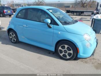  Salvage FIAT 500e