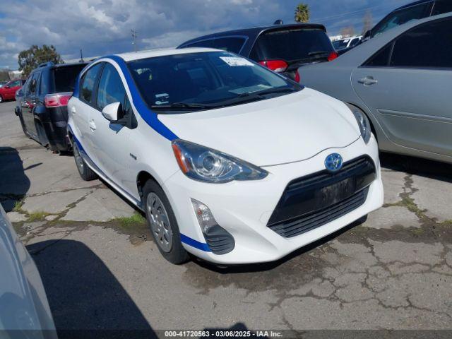  Salvage Toyota Prius c