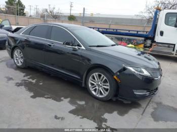  Salvage Lincoln MKZ Hybrid