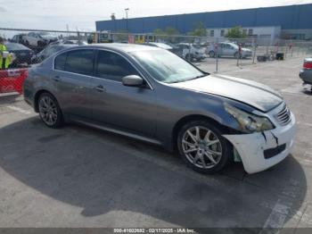  Salvage INFINITI G37