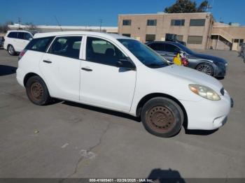  Salvage Toyota Matrix