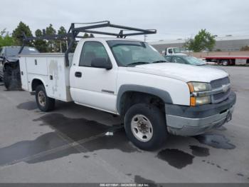  Salvage Chevrolet Silverado 2500