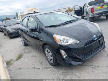  Salvage Toyota Prius c