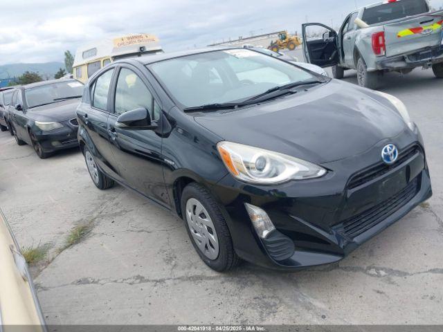  Salvage Toyota Prius c