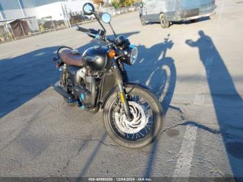  Salvage Triumph Motorcycle Bonneville
