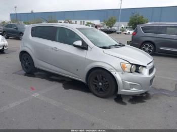  Salvage Chevrolet Sonic