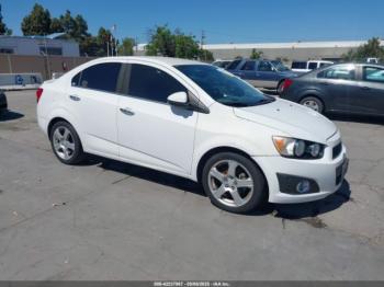  Salvage Chevrolet Sonic