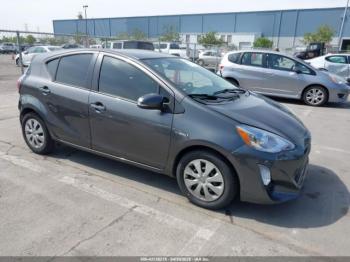  Salvage Toyota Prius c