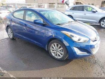  Salvage Hyundai ELANTRA
