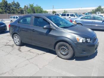  Salvage Chevrolet Sonic