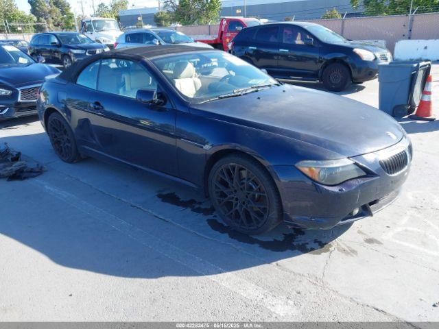  Salvage BMW 6 Series