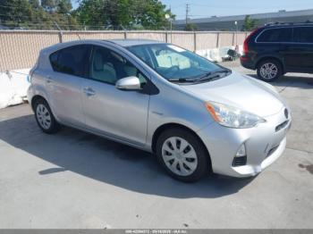  Salvage Toyota Prius c