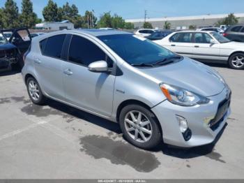  Salvage Toyota Prius c