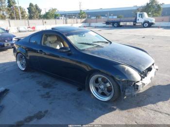  Salvage INFINITI G35