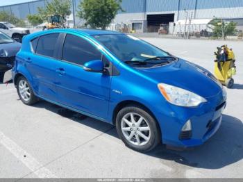  Salvage Toyota Prius c