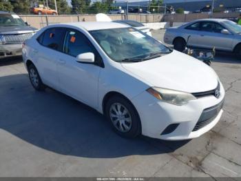  Salvage Toyota Corolla