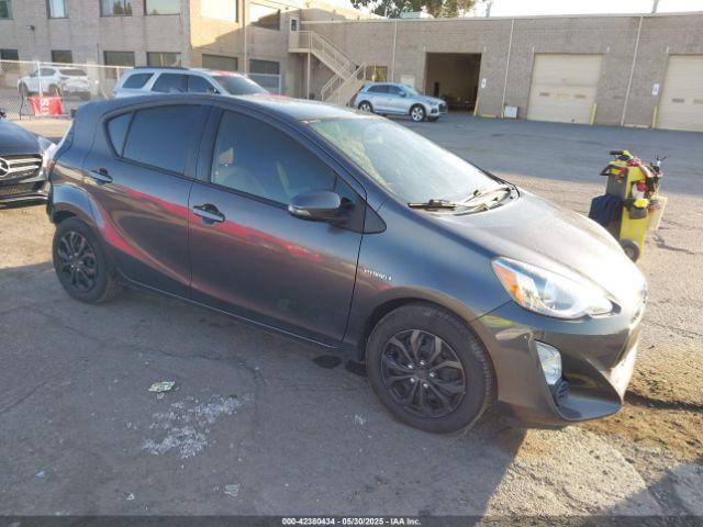  Salvage Toyota Prius c