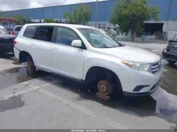  Salvage Toyota Highlander