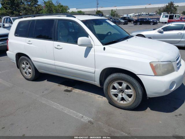  Salvage Toyota Highlander