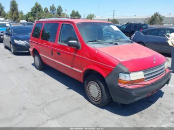  Salvage Plymouth Voyager