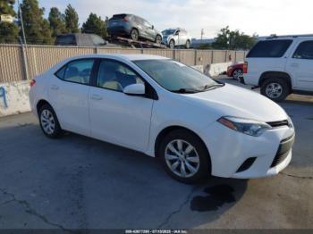 Salvage Toyota Corolla